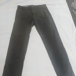 Banana Republic Black Straight-Leg Chinos